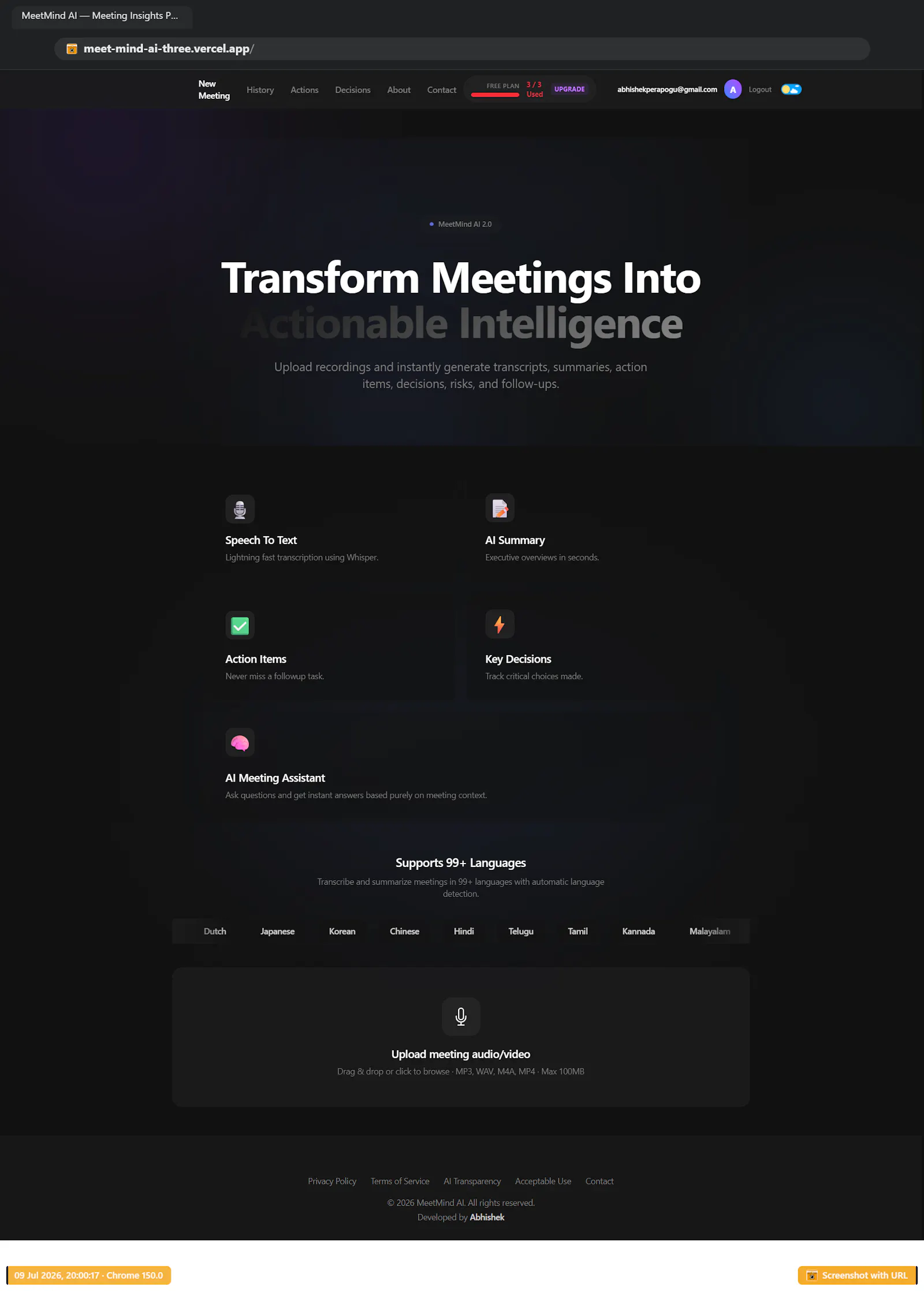 MeetMind AI screenshot 1