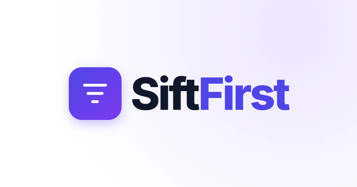 SiftFirst gallery image