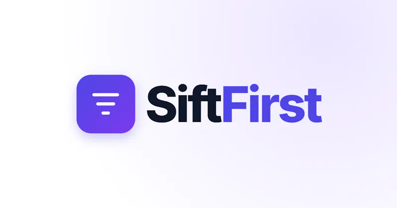 SiftFirst screenshot 2