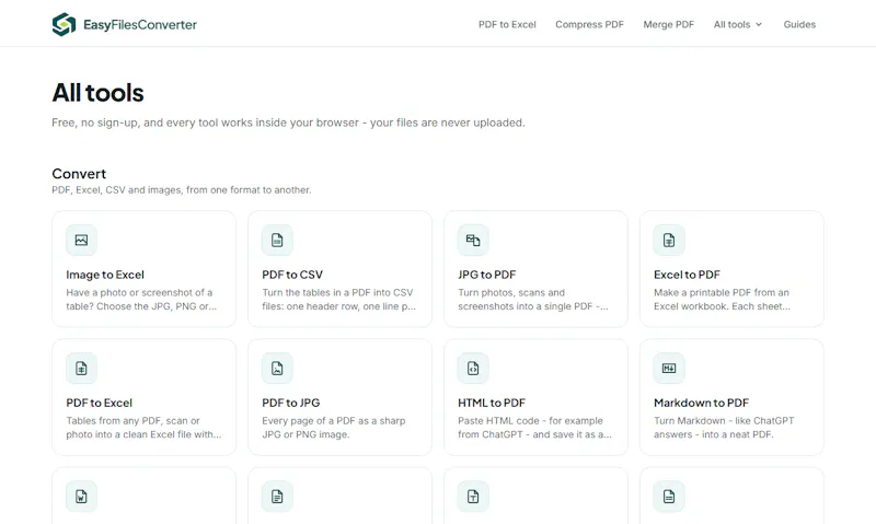 EasyFilesConverter screenshot 2