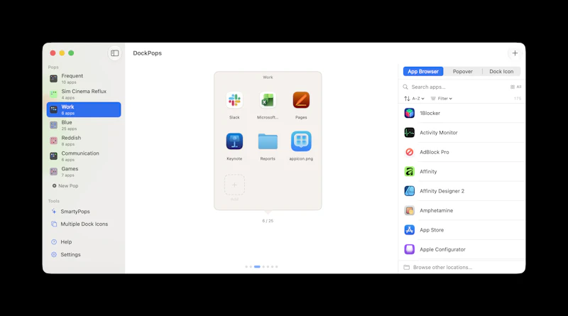 DockPops screenshot 2