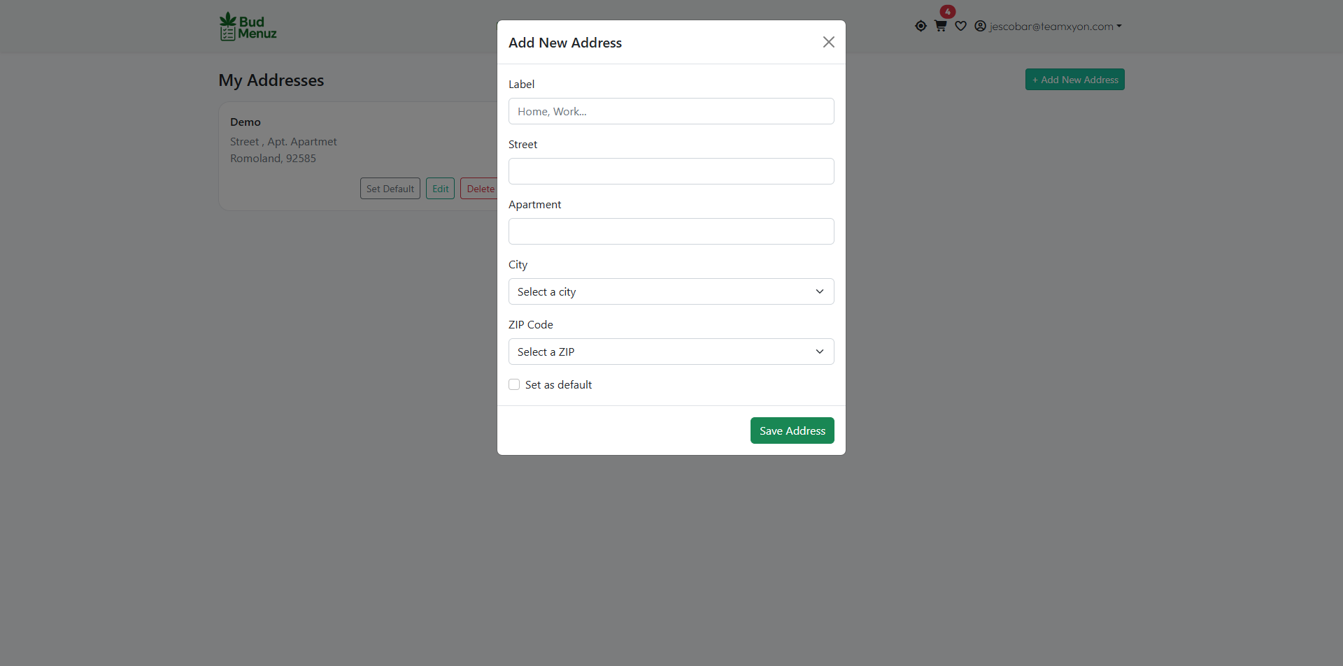 BudMenuz - Main screenshot showing features and interface