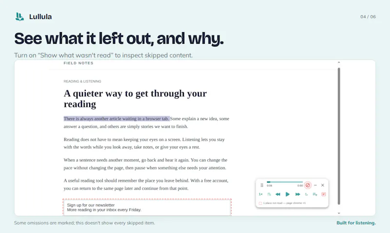 Lullula screenshot 5