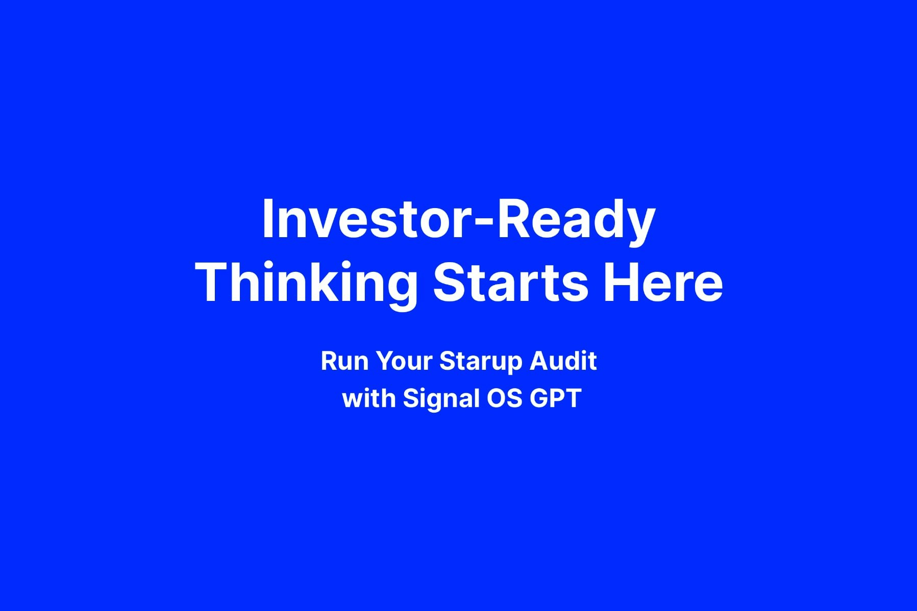 GPT Advisor for Founders gallery image