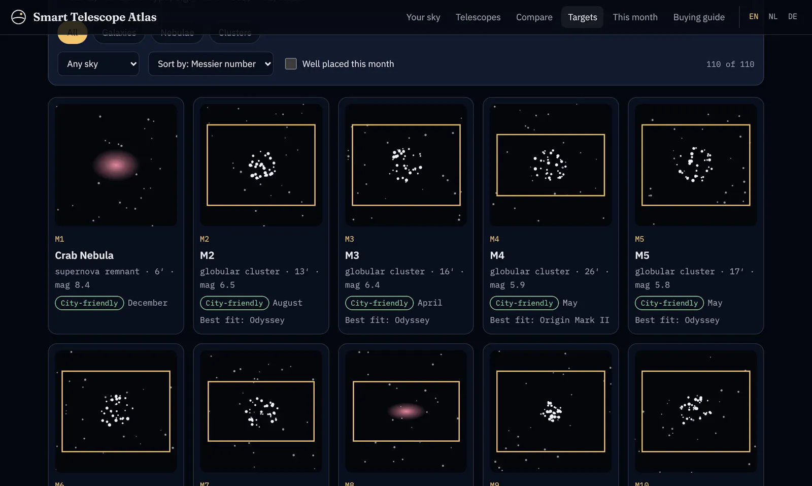 Smart Telescope Atlas screenshot 4