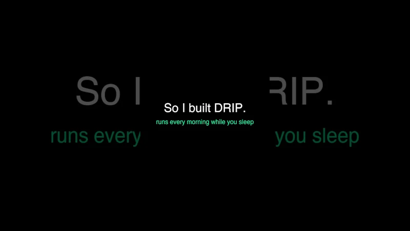 D.R.I.P. screenshot 1 (video preview)