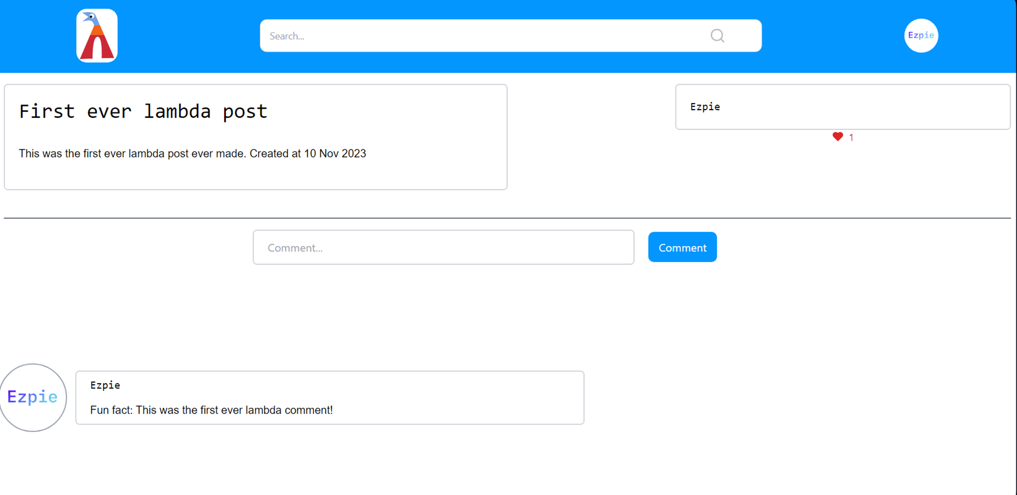 Lambda die Social -Media -App media 2