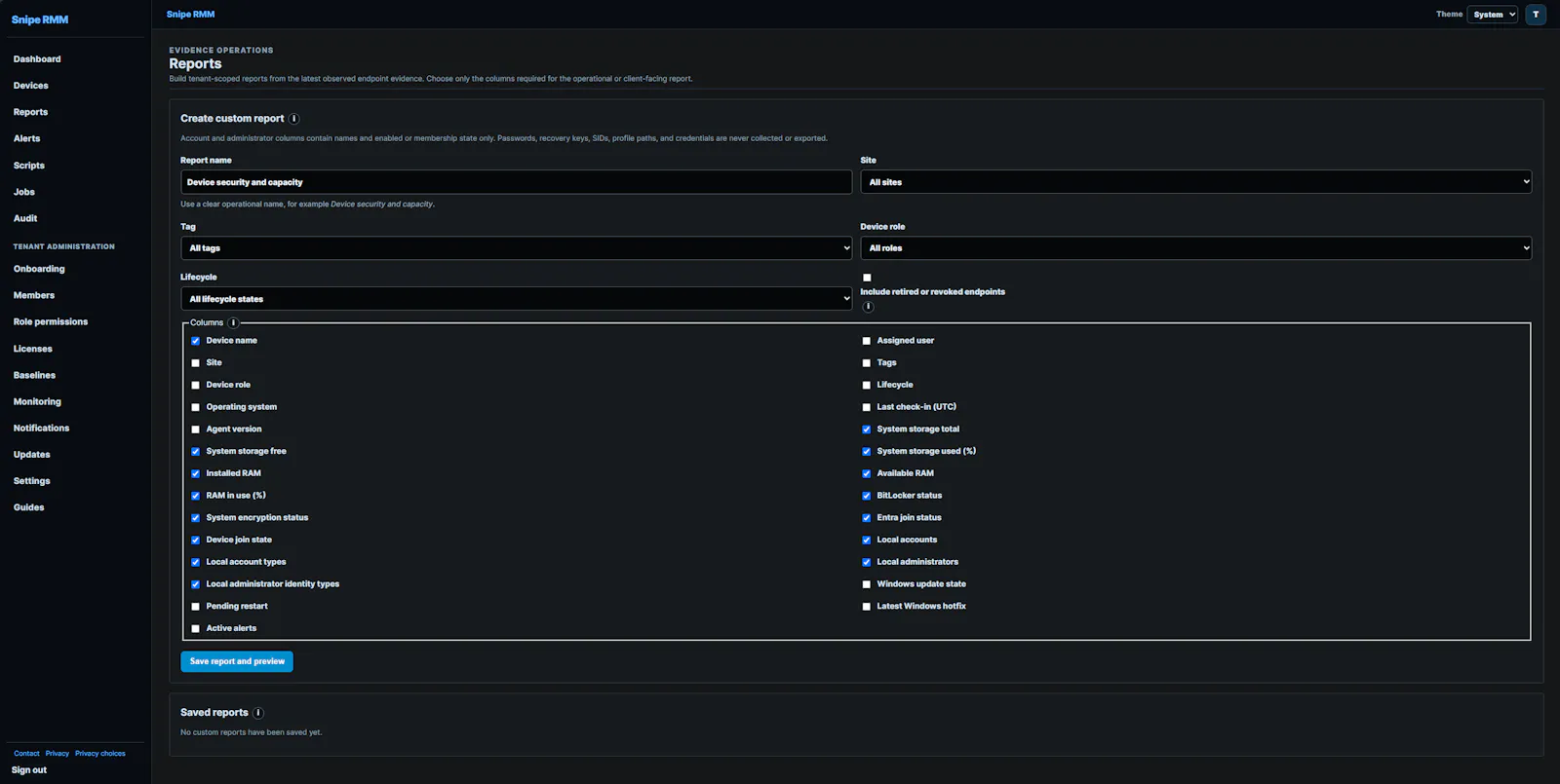 Snipe RMM screenshot 4
