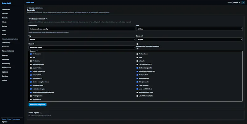Snipe RMM screenshot 4