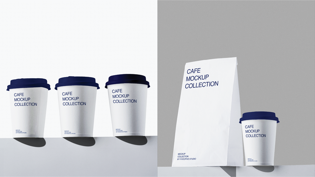 Cafe Ambalaj Mockups Vol.1 paket medya 2