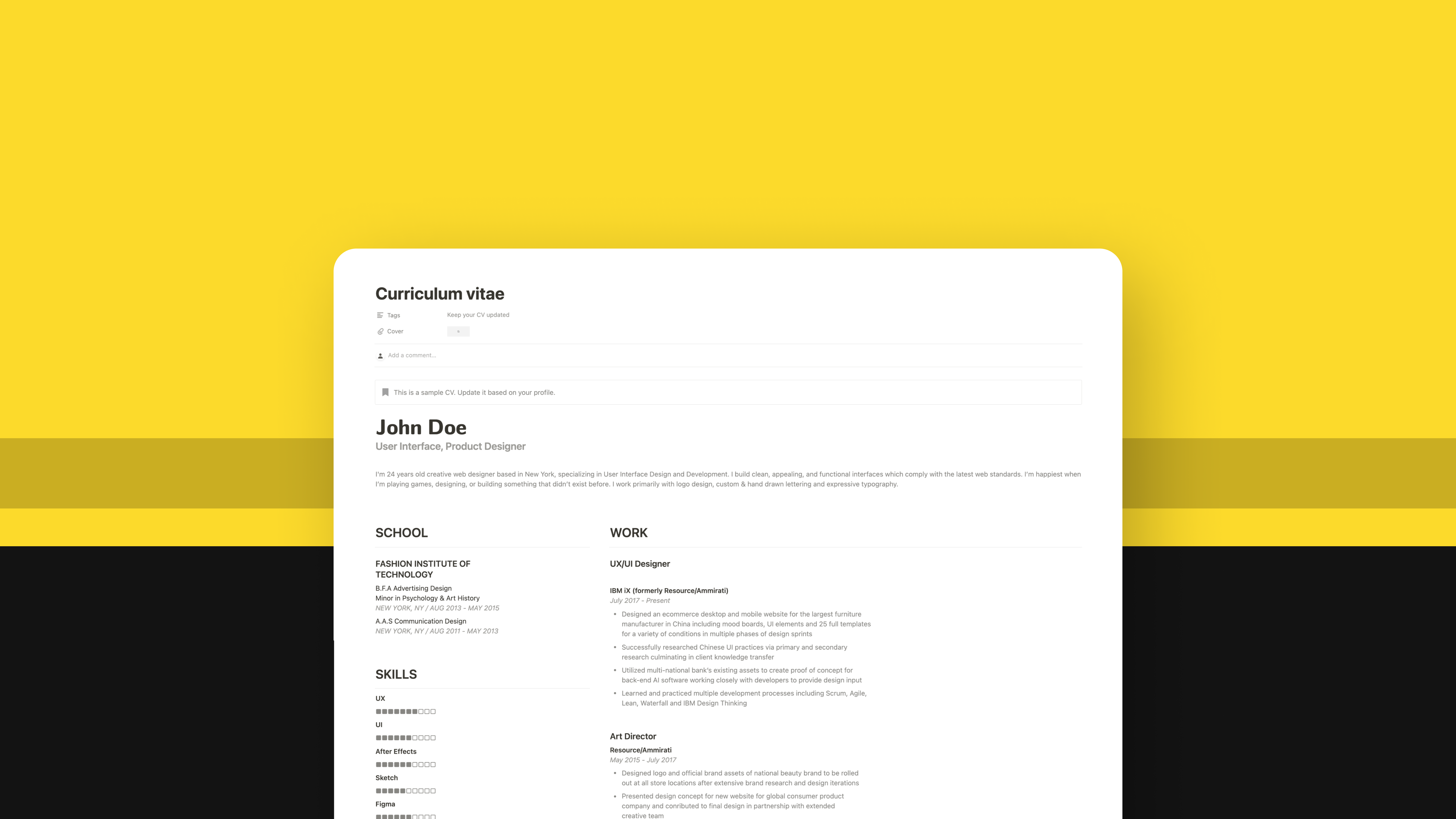 Job hunter Notion Template gallery image