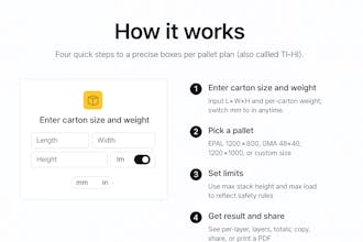 Pallet Calculator & Load Planning Tools gallery image