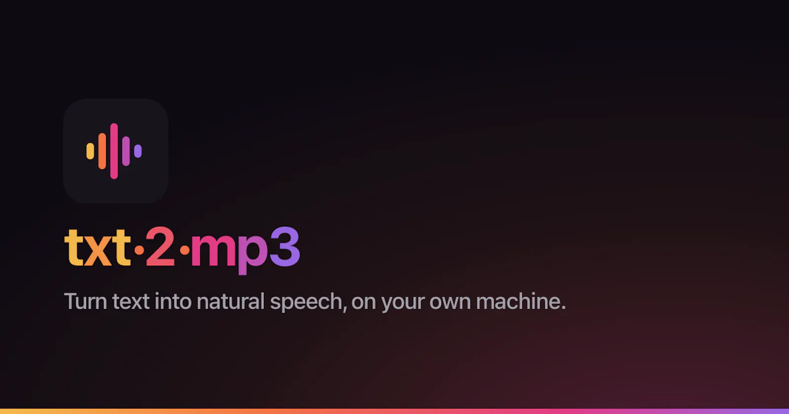 txt2mp3 screenshot 1