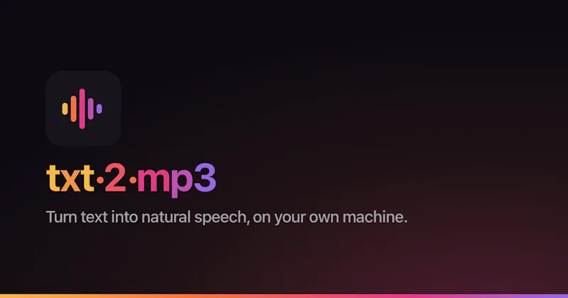 txt2mp3 screenshot 1