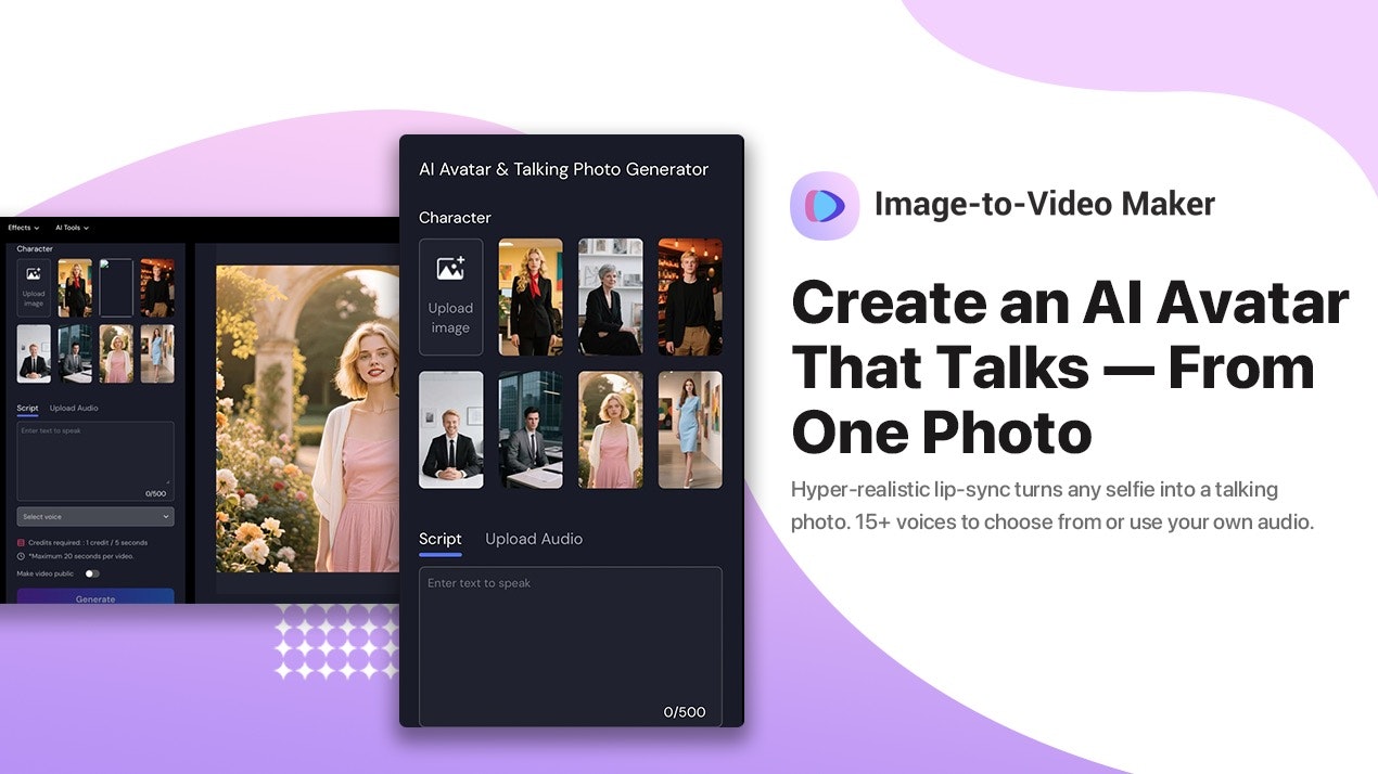 Media Pembuat imej-ke-video - Buat video dari teks, gambar, atau klip 2