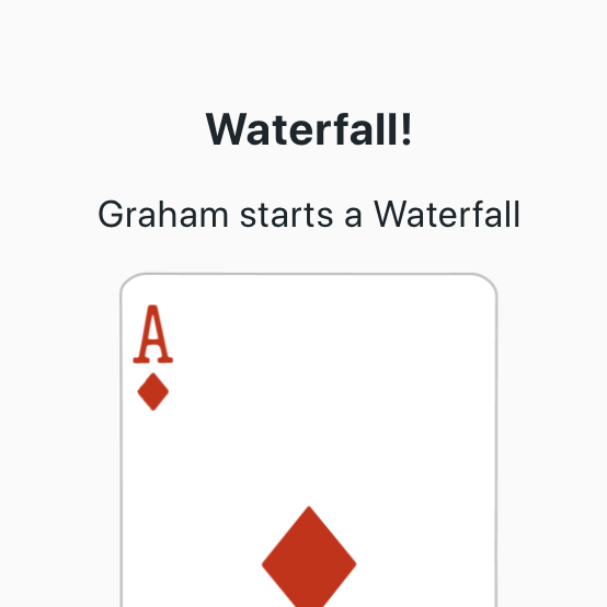 Waterfall - The Drinking Game