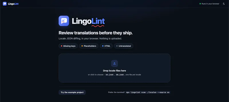 LingoLint screenshot 1