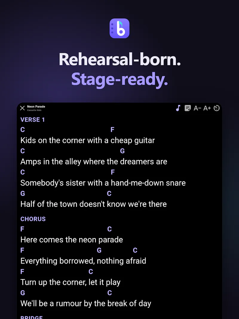 BandBinder: Charts & Setlists screenshot 7