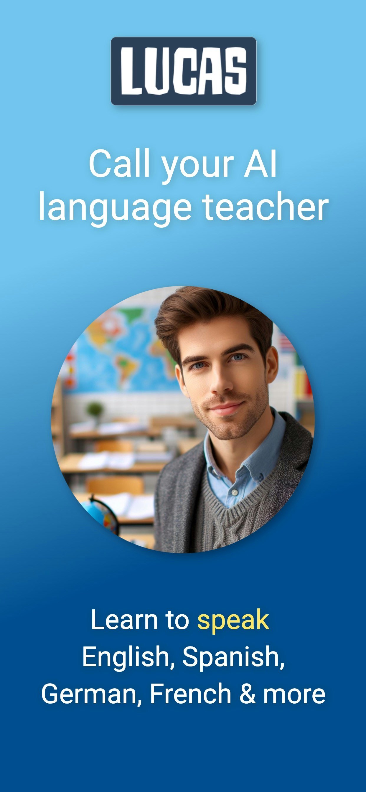 Lucas | Call your AI language teacher