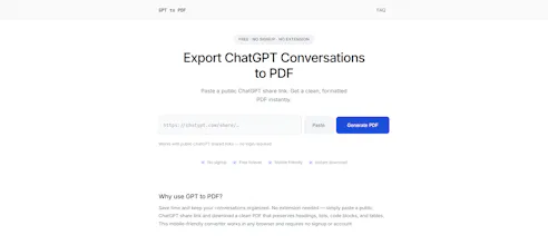 GPT to PDF gallery image