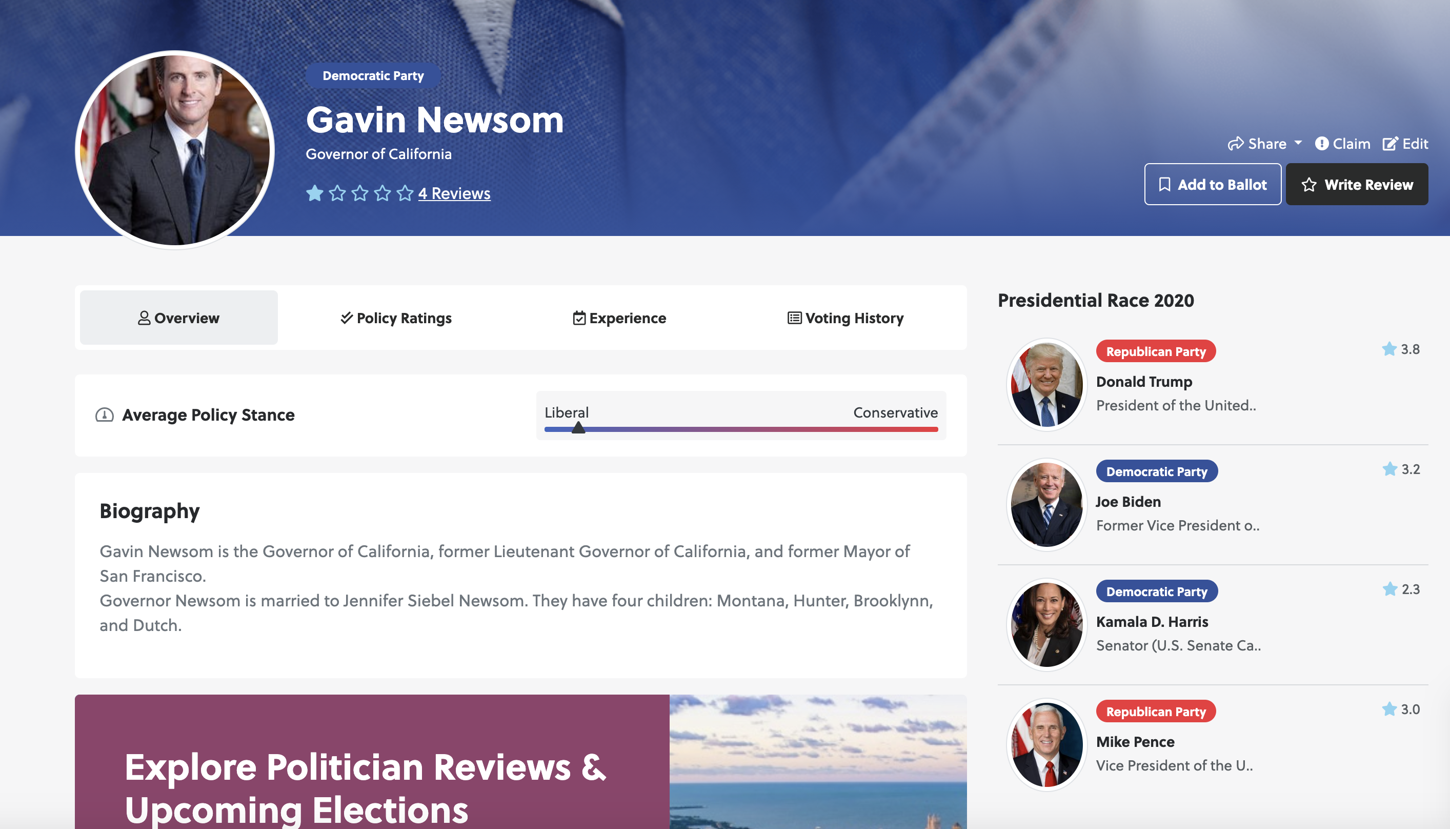 Politician Report gallery image