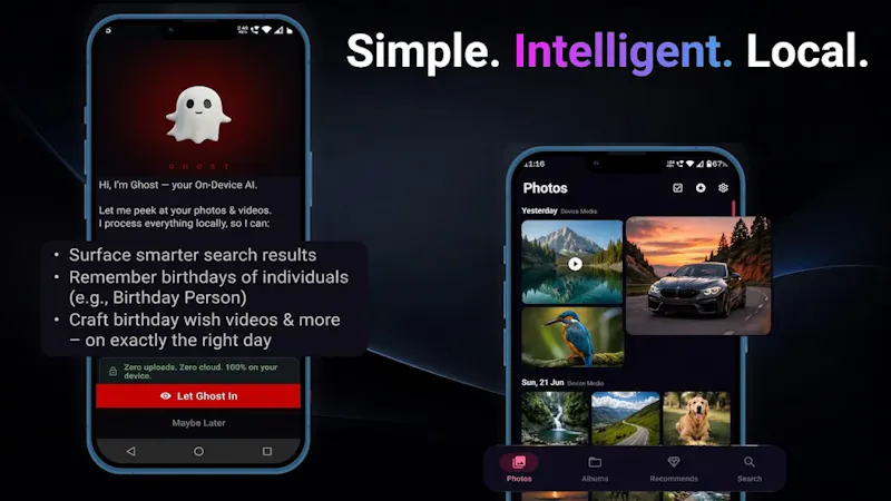 Ghost Gallery: An On-device AI Gallery screenshot 3