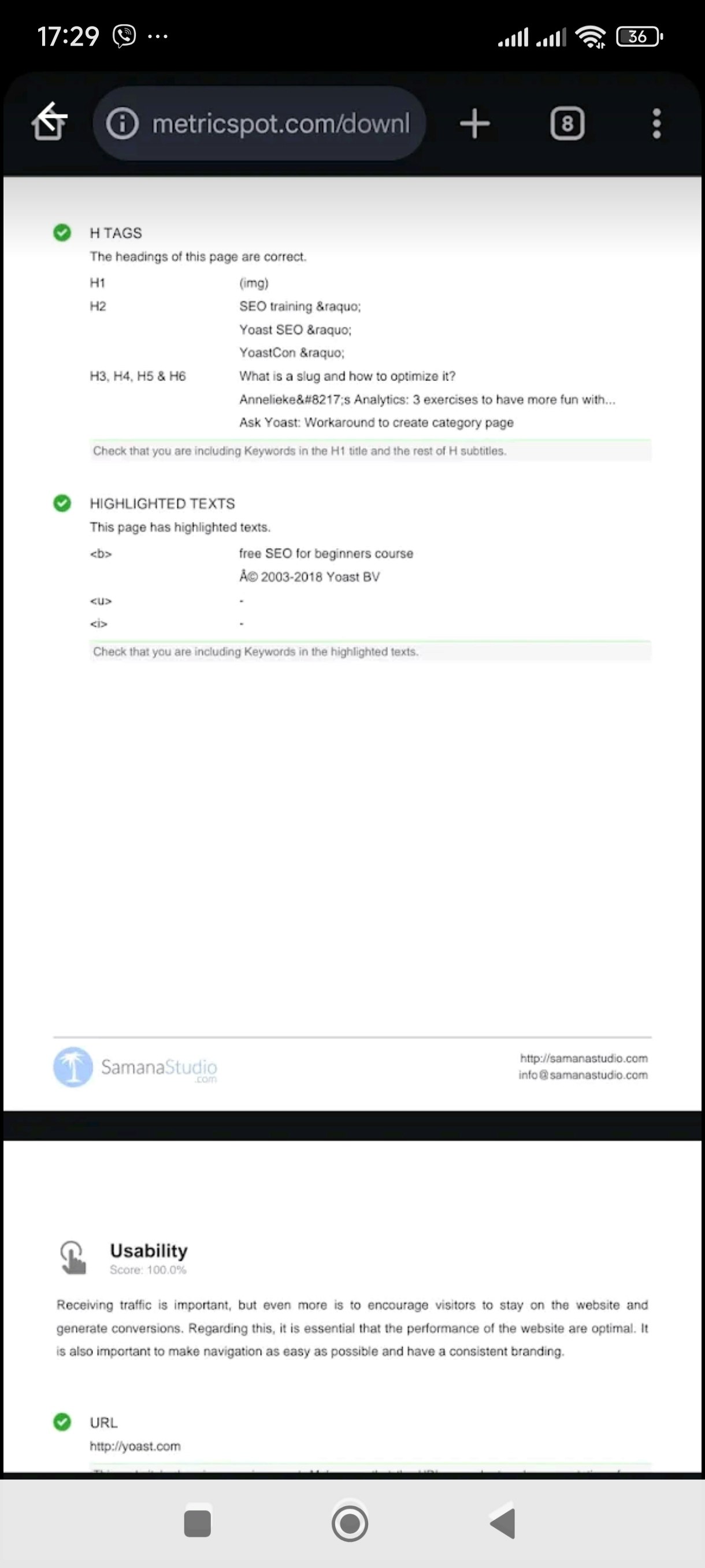 SEO Site Scanner by Site4bizUA gallery image
