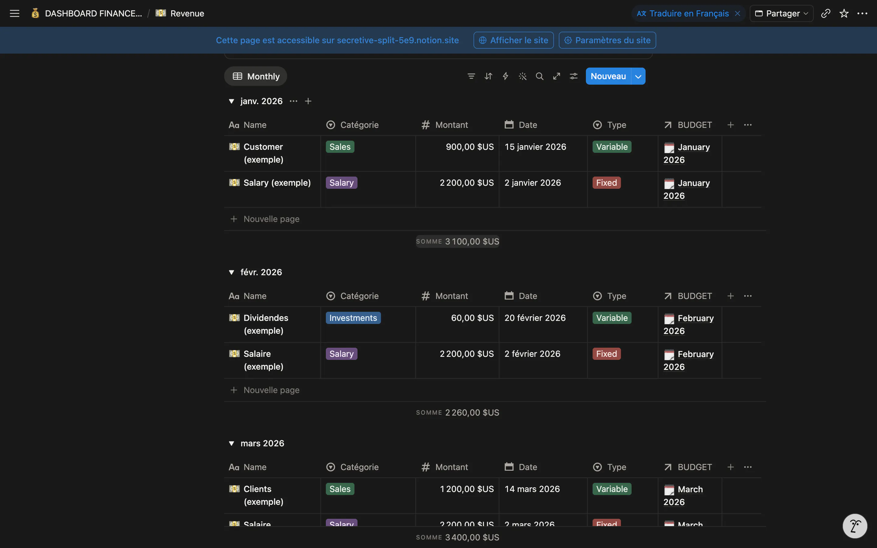 Investment Dashboard gallery image