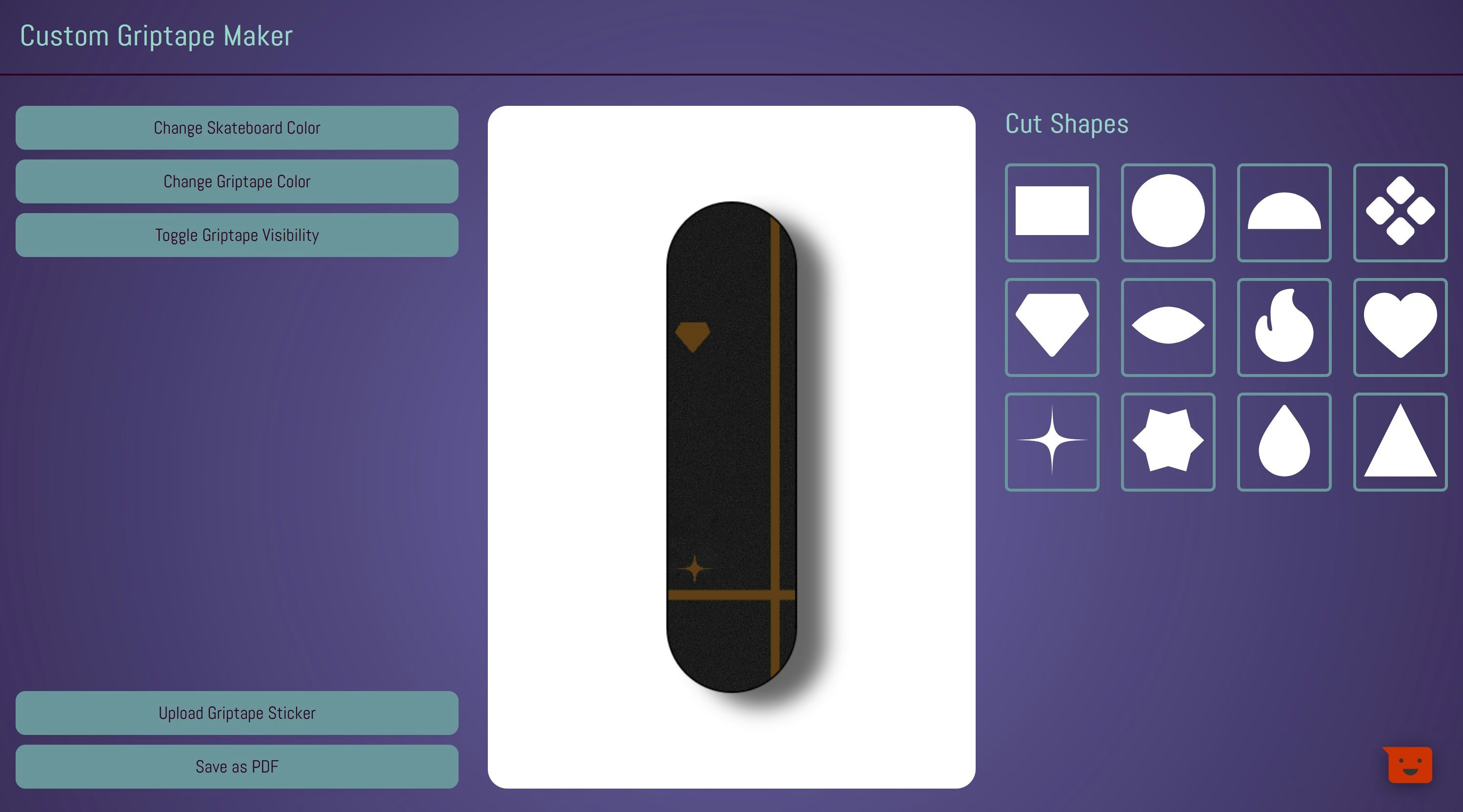 Aangepaste griptape maker - Hiermee kunt u de griptape ontwerpen voor uw skateboard media 1