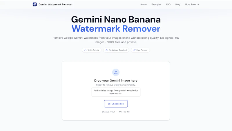 Gemini Nano Banana Watermark Remover screenshot 1