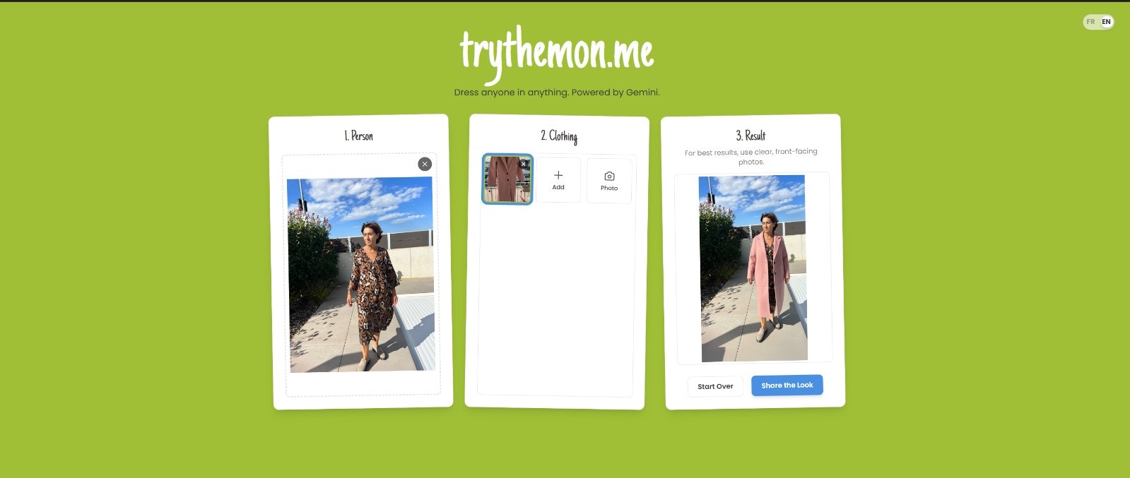 وسائط TryThemOn.Me - محاولة افتراضية، ارتداء أي ملابس على أي شخص! 4