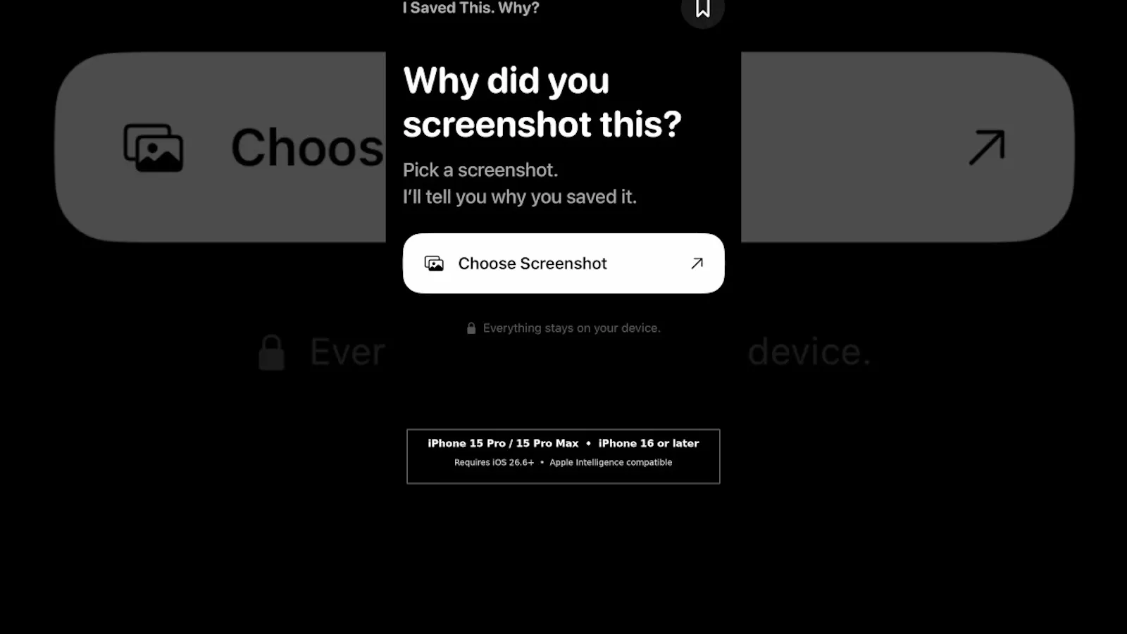 I Saved This. Why? screenshot 1 (video preview)