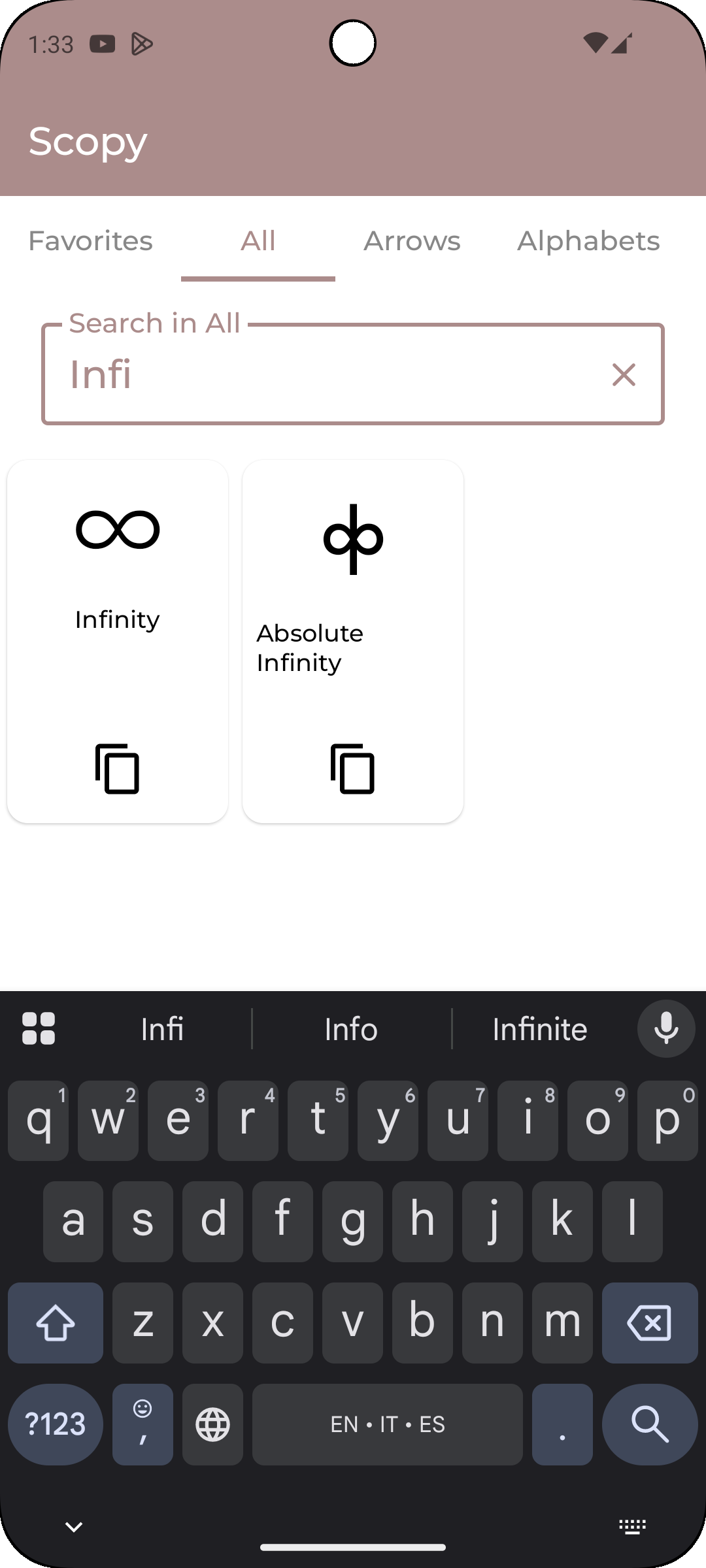 Scopy: Symbols, Fonts & Kaomojis gallery image