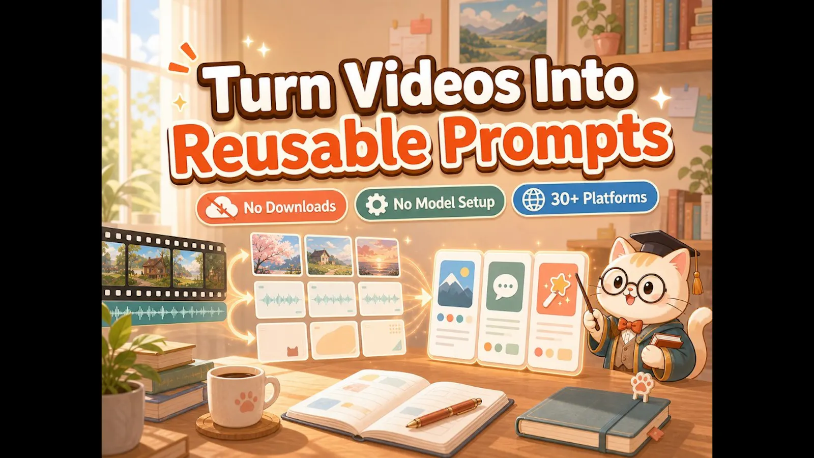 Tutu AI Prompt Reverse Engineer screenshot 1 (video preview)