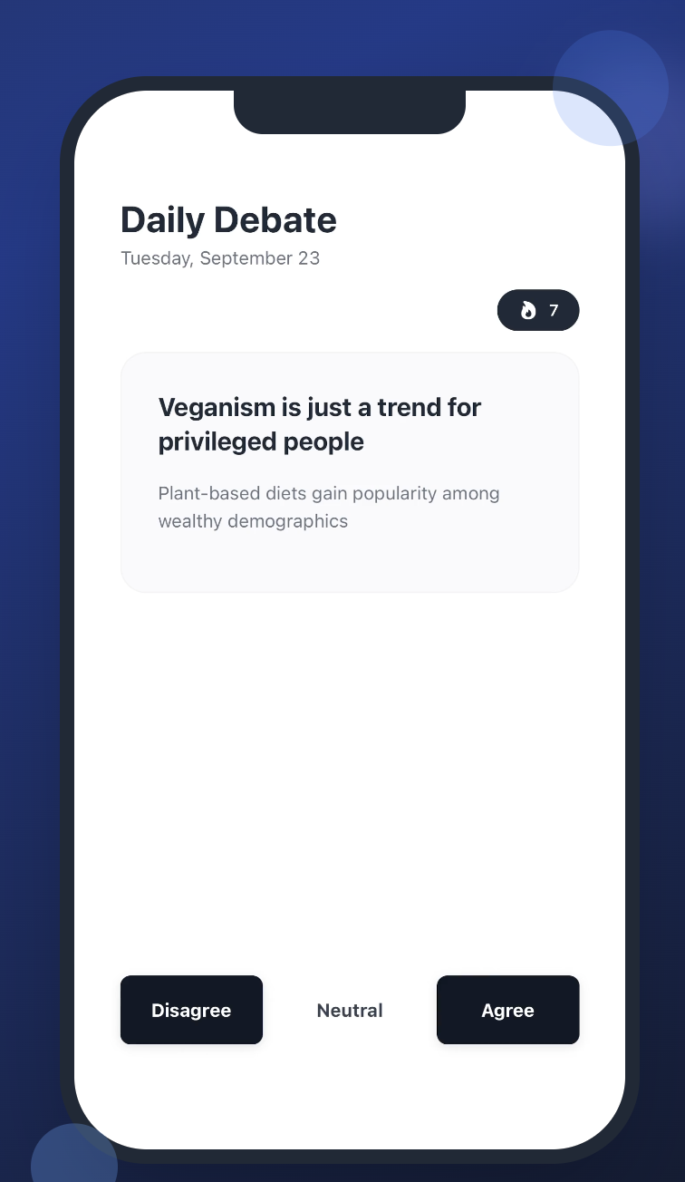 DebateDaily Mobile App gallery image