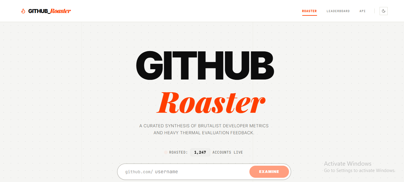 Github Roaster gallery image