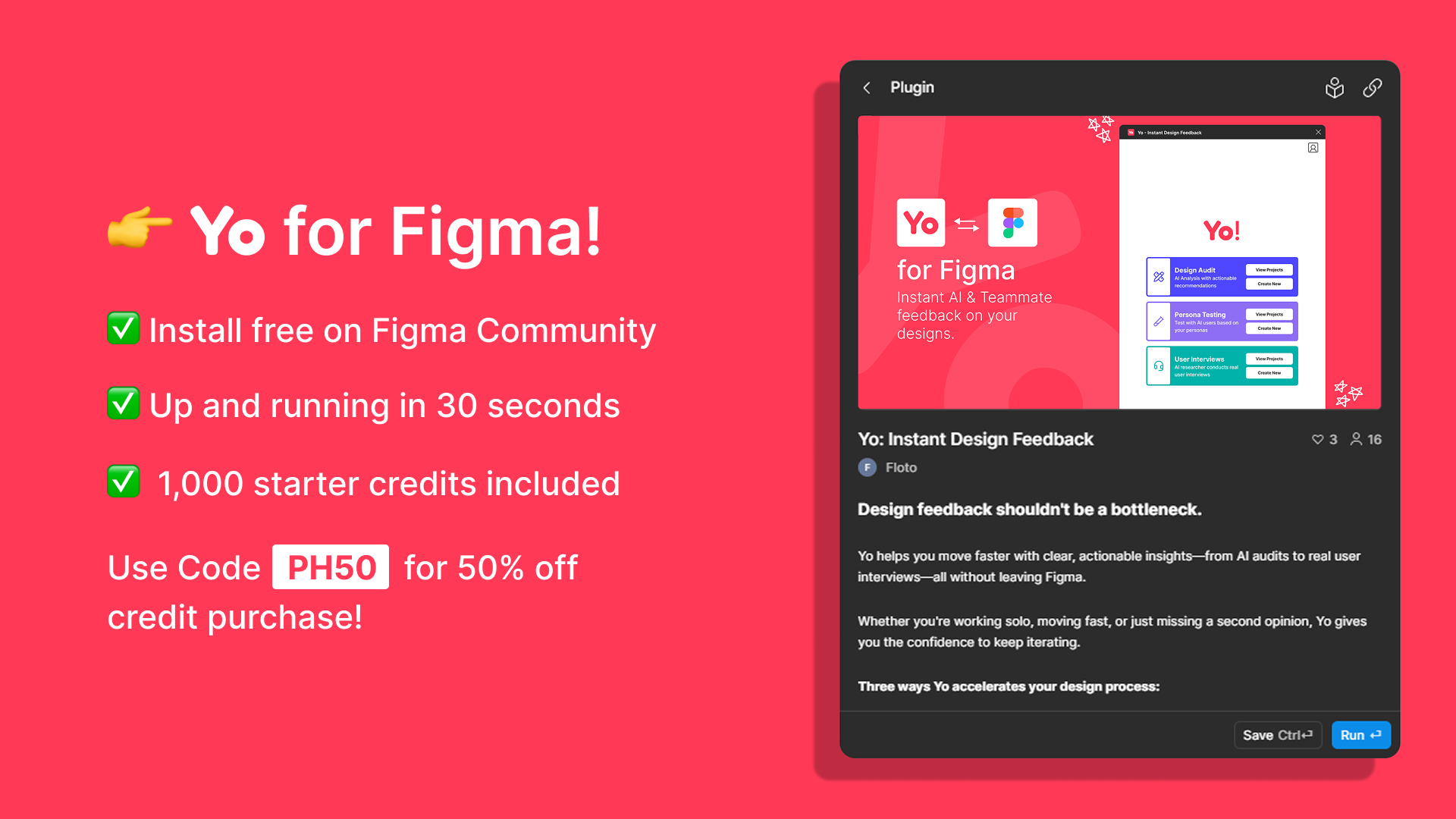 Média Yo pour Figma - Parlez aux utilisateurs avant d'avoir des utilisateurs.À droite sur Figma. 5