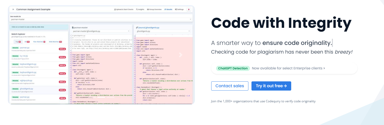 codequiry - コード盗作チェッカーメディア1