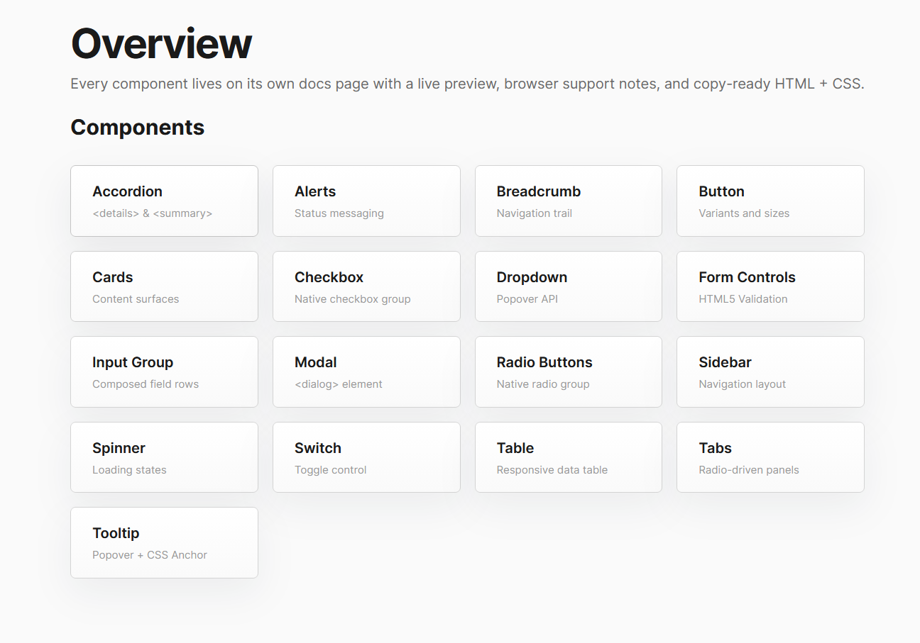 VUI Zero-dependency UI components media 2