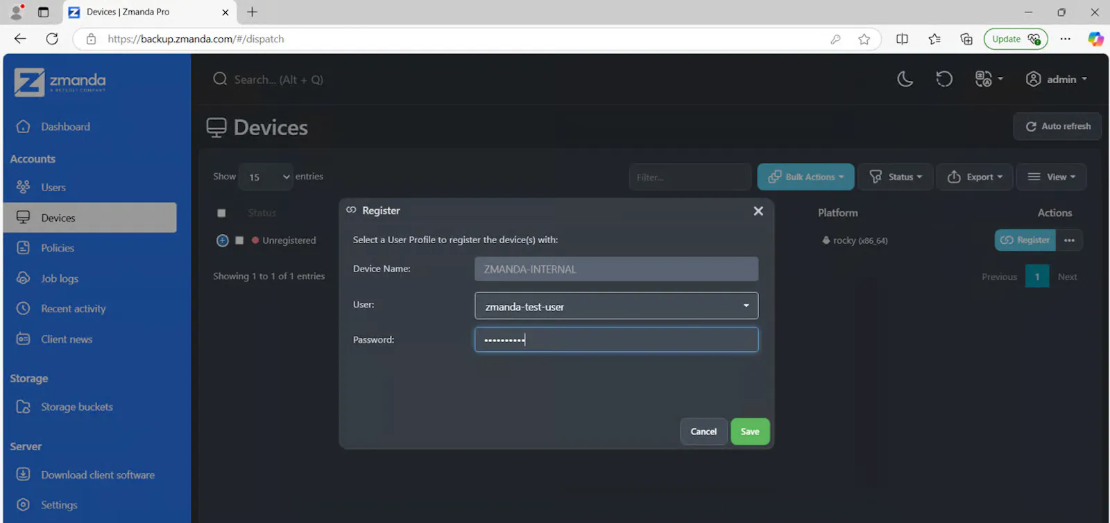 Zmanda Pro screenshot 5