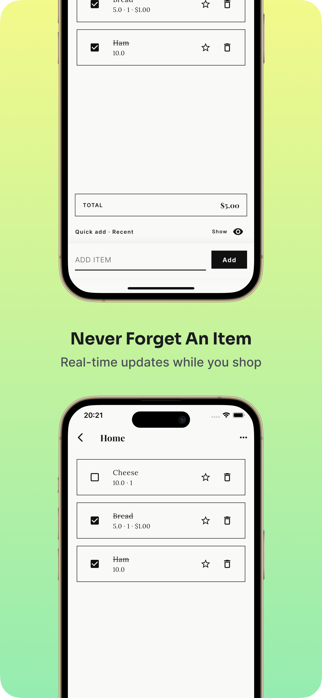 BASKY: Shared Grocery List gallery image