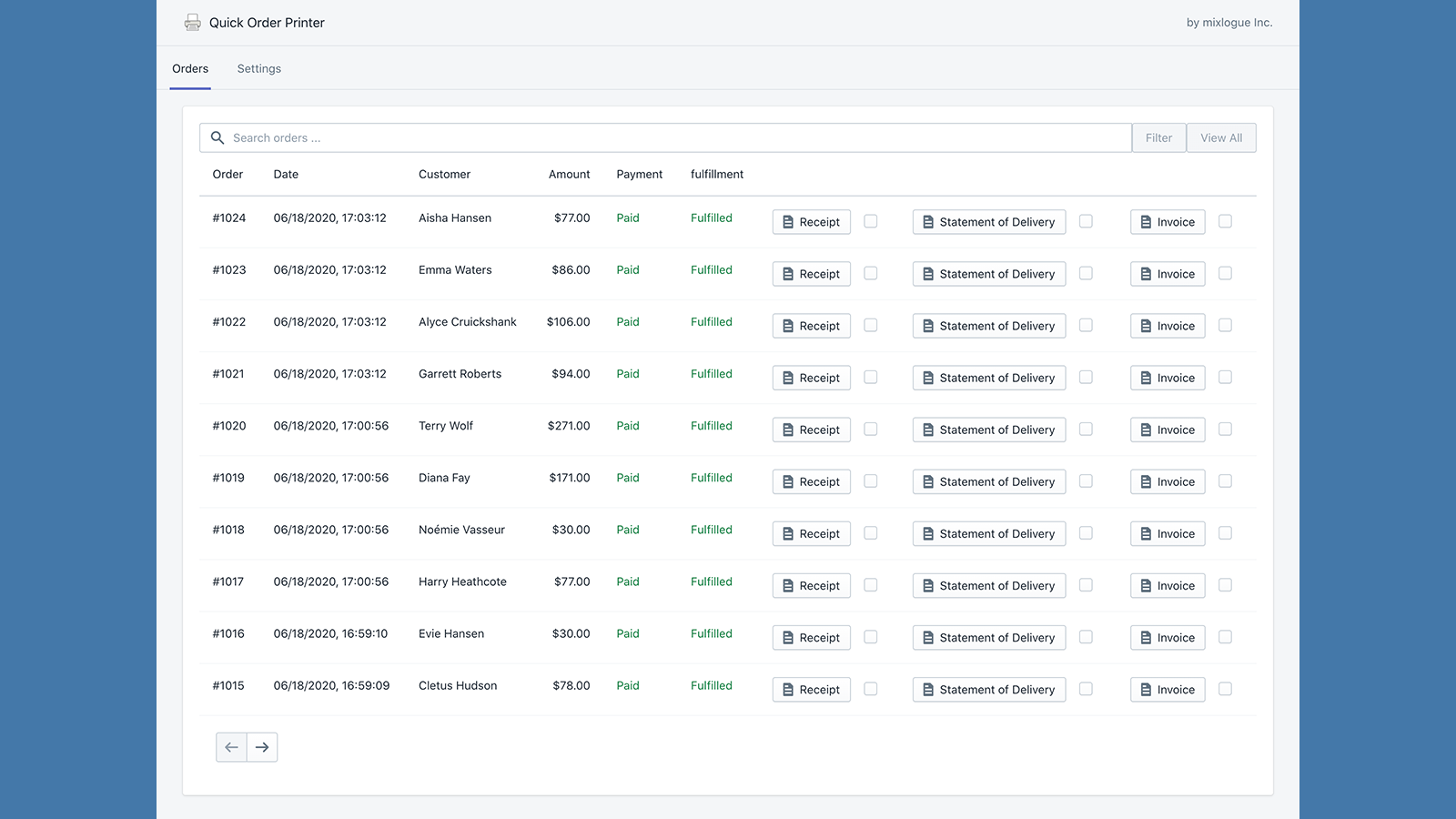 Quick Order Printer gallery image