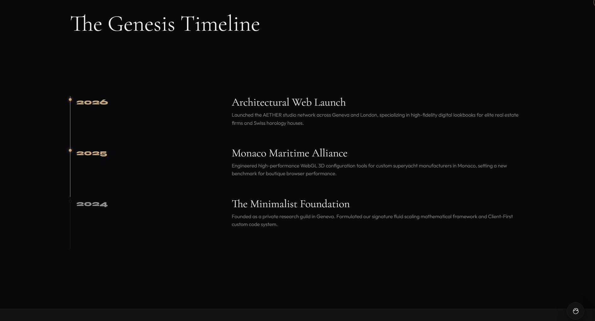 AETHER —Ultra Luxury Portfolio Template gallery image