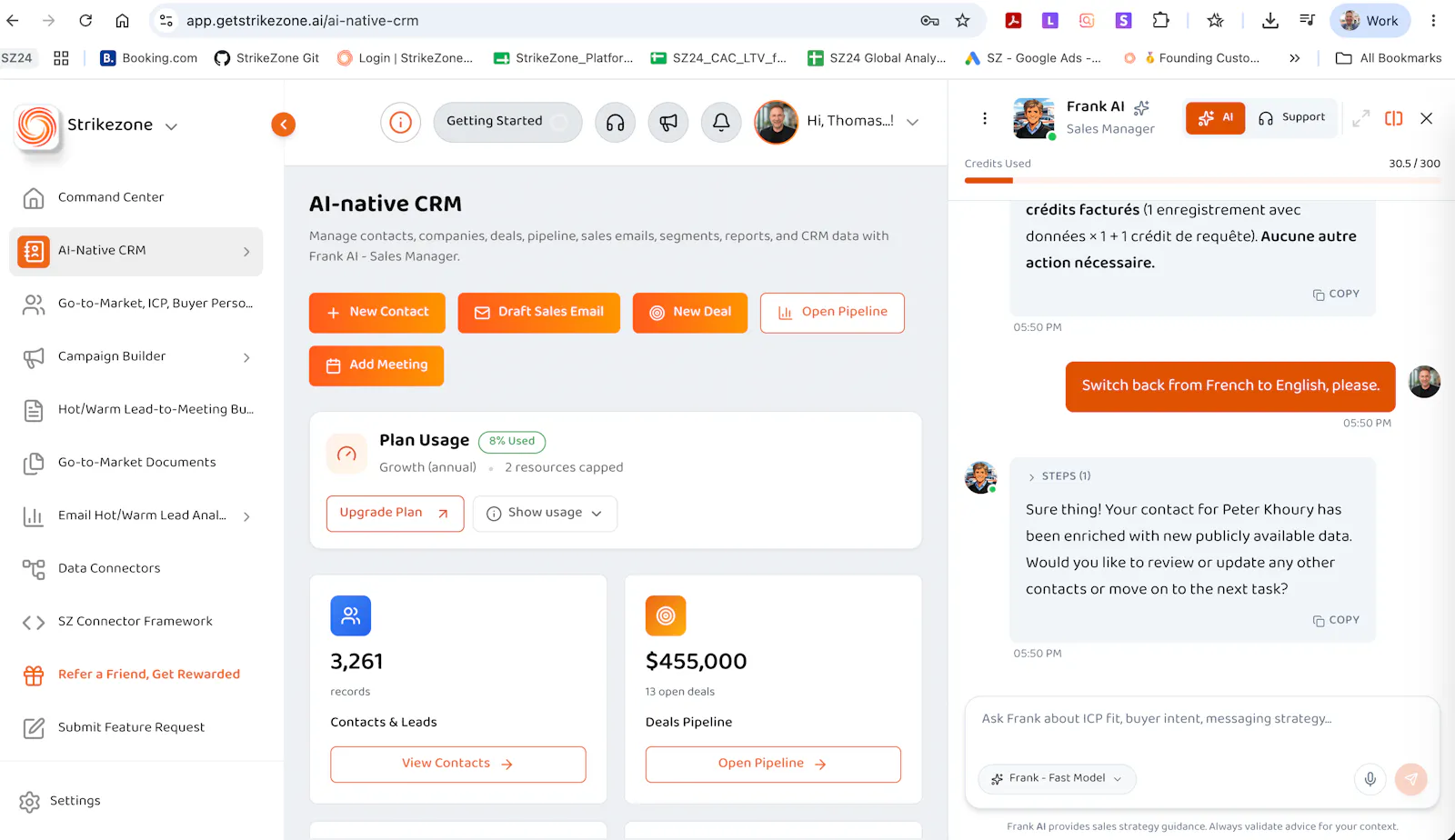 Strikezone AI-native CRM & Go-to-Market screenshot 2