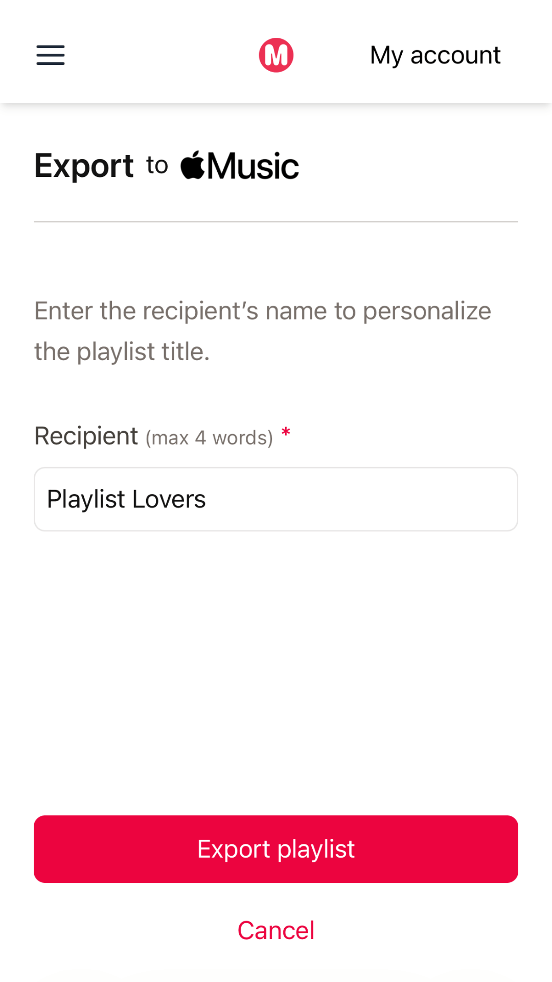 Say it with a playlist gallery image