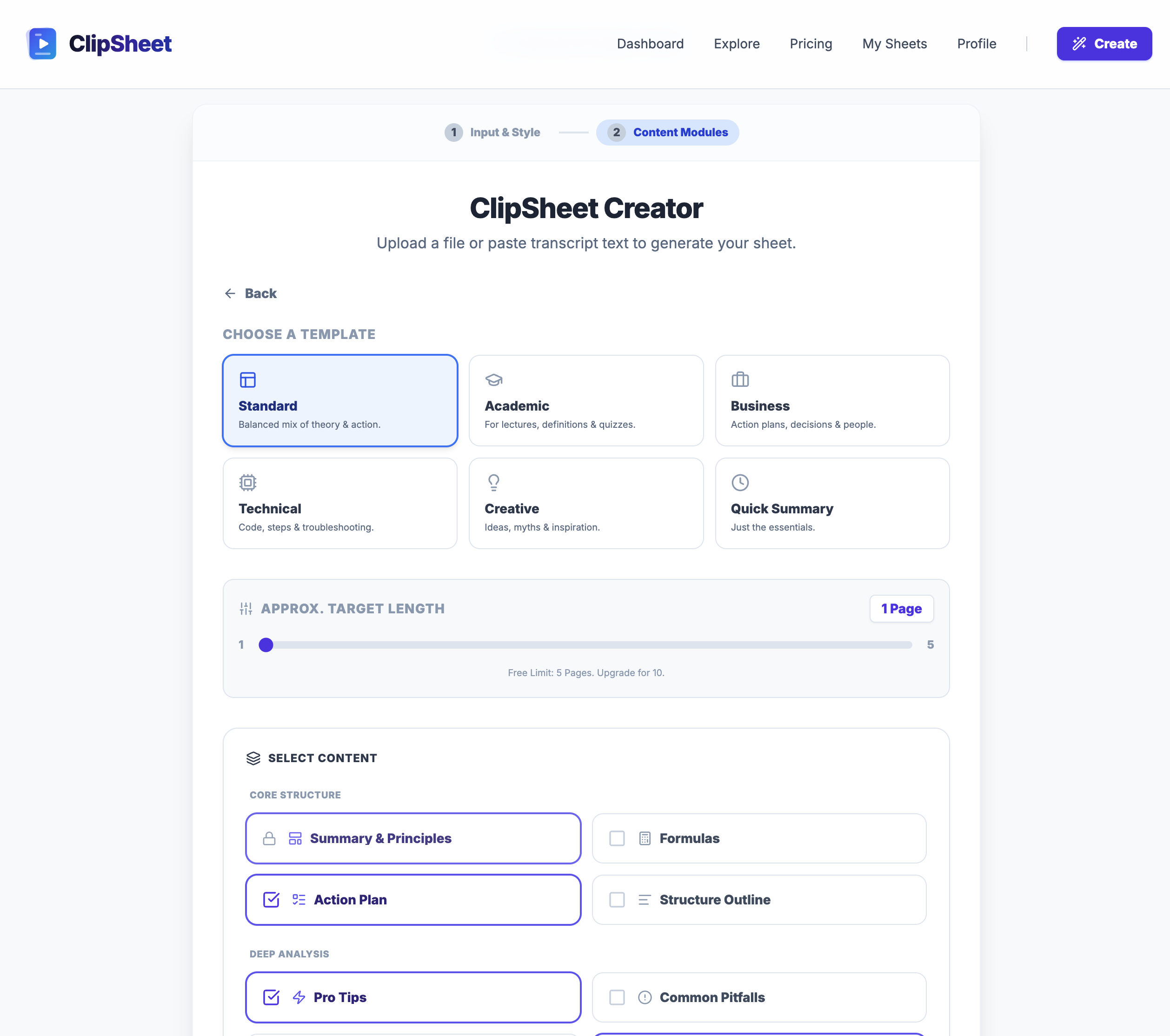 ClipSheet - Screenshot 5 showing product features and functionality