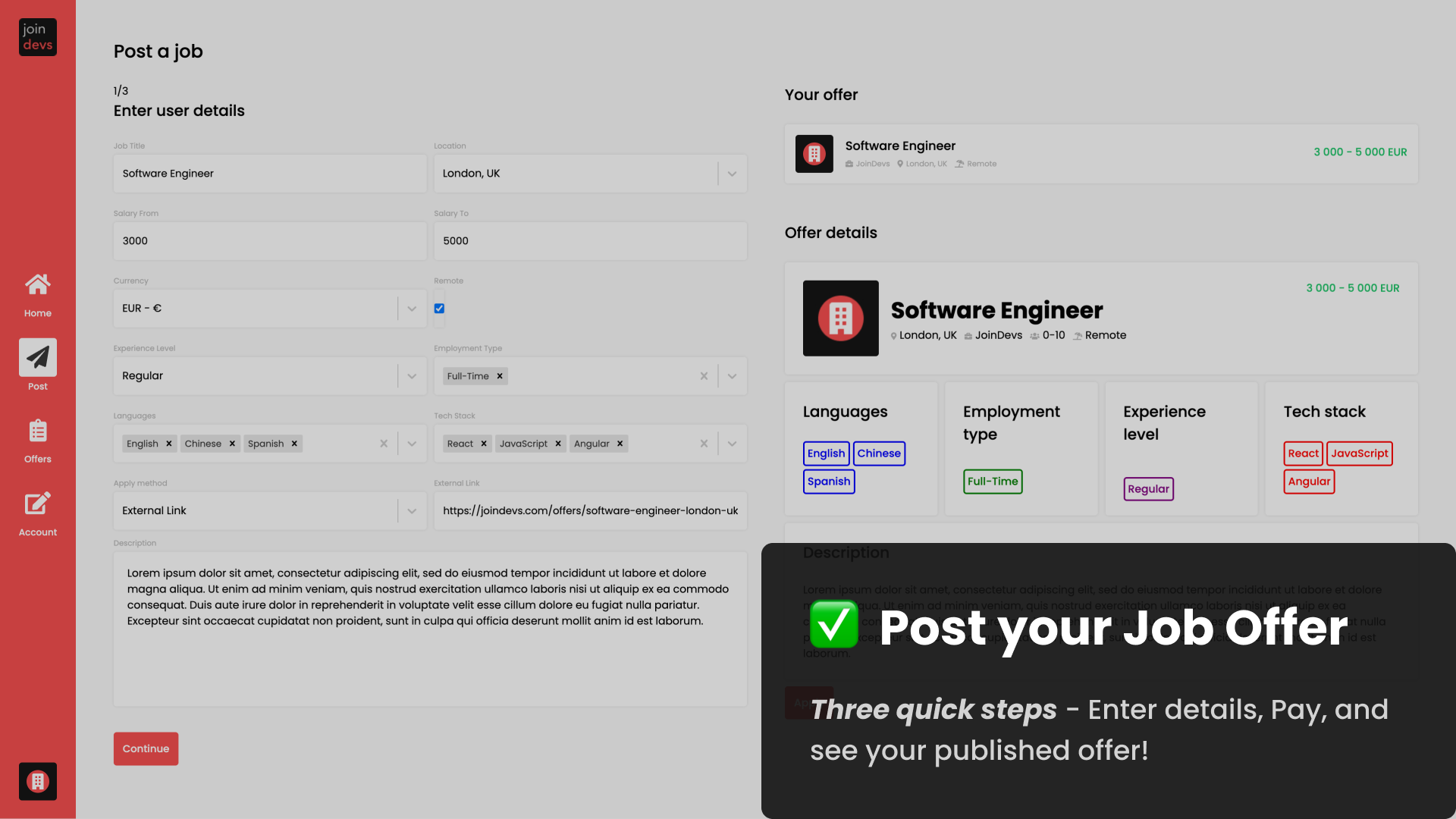 JoinDevs gallery image