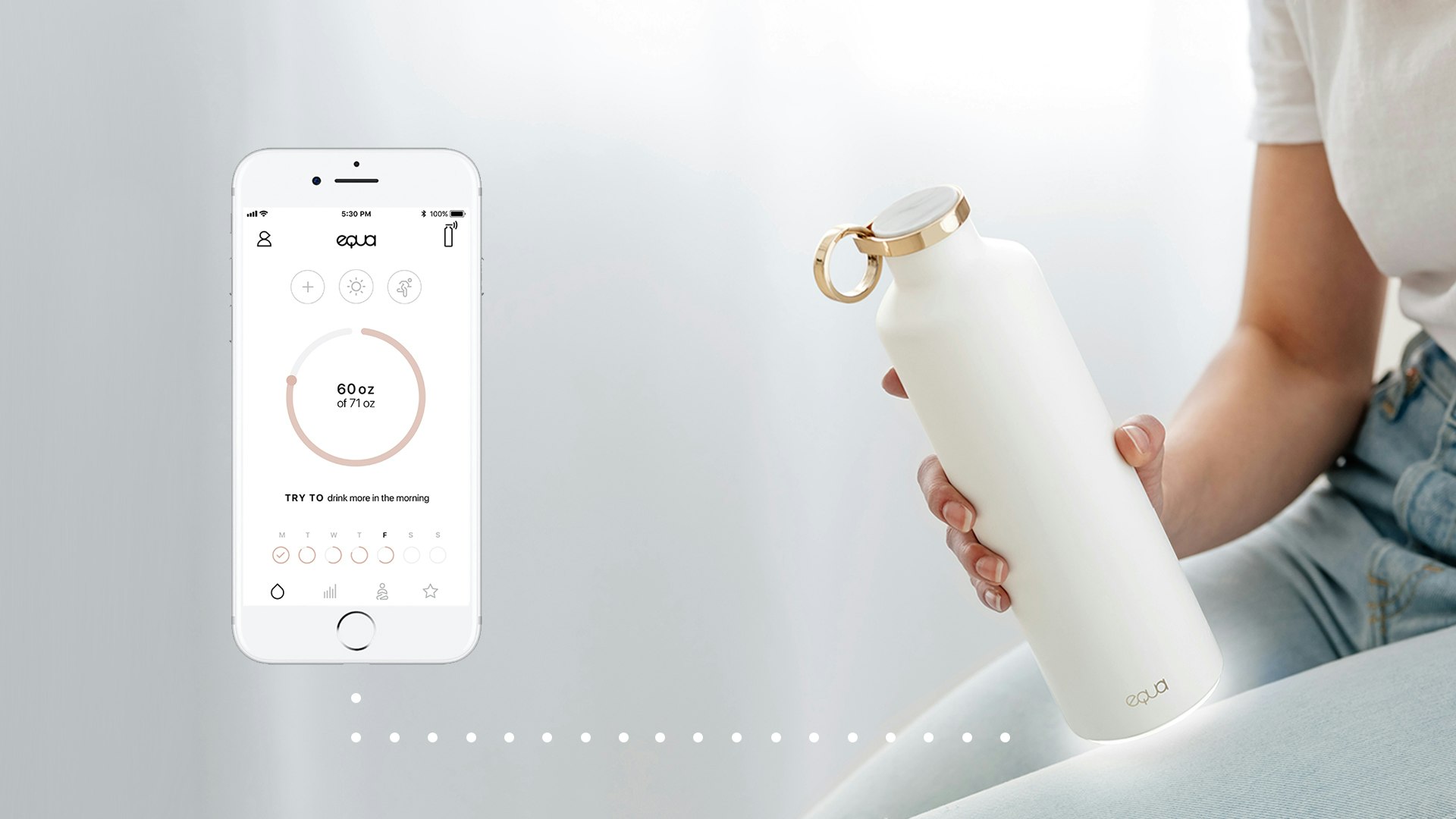 EQUA Smart Water Bottle gallery image