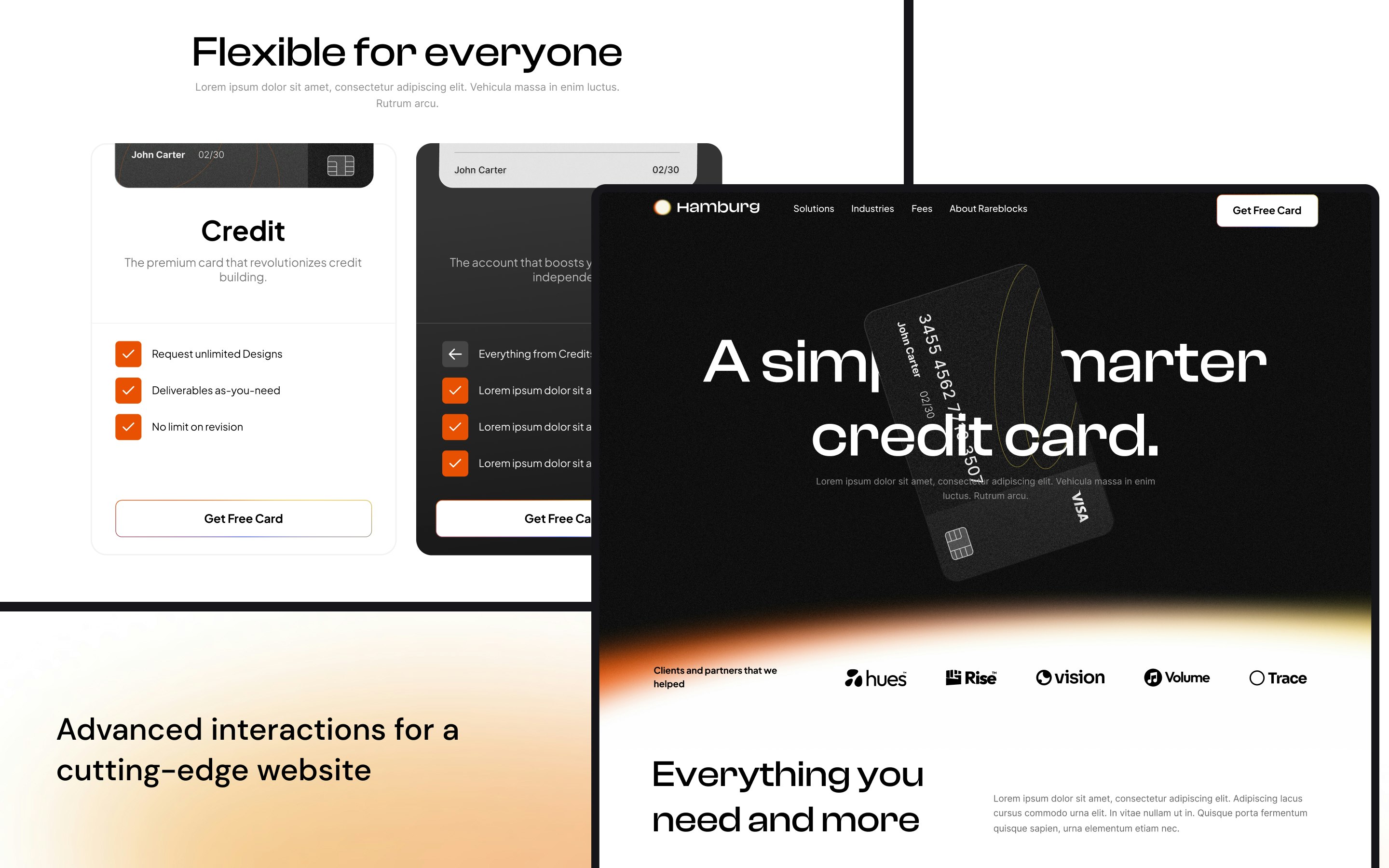 Media Hamburg Finance - Templat kewangan aliran web premium 3