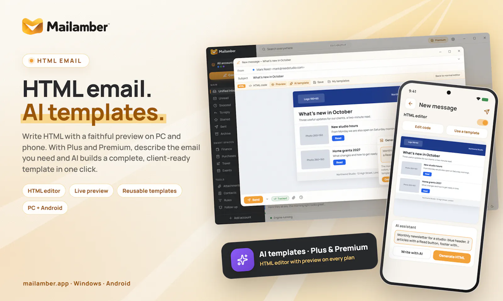 Mailamber screenshot 3